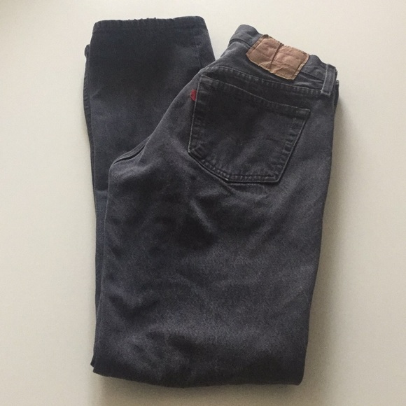 Levi's Other - VINTAGE LEVI’s RARE BLACK Button FLY 501’s 27x30